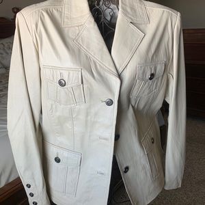 Chico’s 100% leather jacket